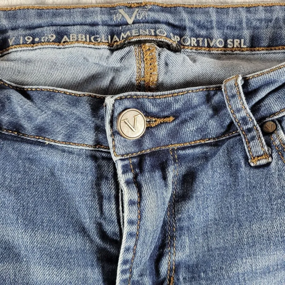 Versace Jeans Womens 6x35 V1969 Italia Abbigliamento Sportivo SRL‎ Skinny Blue - Picture 5 of 10